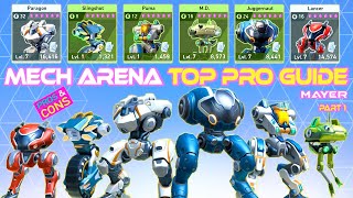 Ultimate Mech Arena Guide Pros and Cons every MECH part 1 [upl. by Trik]