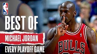 Best of Michael Jordan’s Playoff Games  The Jordan Vault [upl. by Larina]