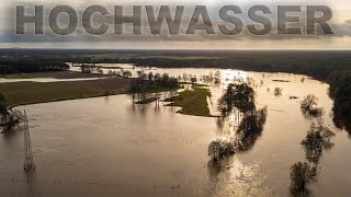 HOCHWASSER im Landkreis Celle und Northeim durch die Aller und Leine  Keller und Straßen voll [upl. by Noivaz389]