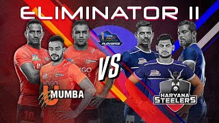 Pro Kabaddi 2019 Eliminator Highlights  U Mumba vs Haryana Steelers [upl. by Ninette]