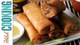 How to Make Egg Rolls Recipe  Hilah Cooking [upl. by Cohlier]