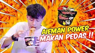 AIEMAN POWER MAKAN PEDAS   CHALLENGE RAMEN HOT [upl. by Debbra]