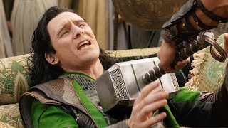 Thor Throws His Hammer At Loki  Loki As Odin Scene  Thor Ragnarok 2017 Movie Clip HD [upl. by Lesko429]