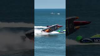 Boat FLIPS HUGE POWERBOAT ACCIDENT 🤯 [upl. by Anetsirk]