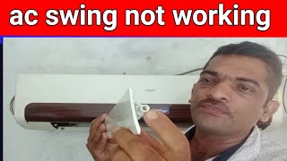 AC swing Not Working  How to Repair Air conditioner at Home  AC Repairing course in Hindi  easy [upl. by Adaval]