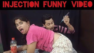 Bottle hand stand fun injection punishment I Sui wala injection funny video I injection wala [upl. by Maureene]