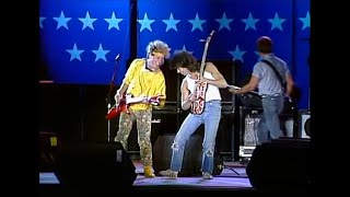 Sammy Hagar amp Eddie Van Halen  Rock and Roll Live at Farm Aid 1985 [upl. by Nunci560]