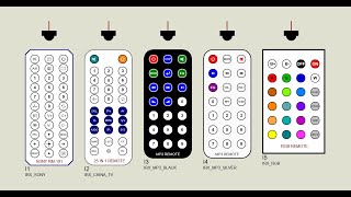 IR Infrared Remote library for Proteus [upl. by Norod]