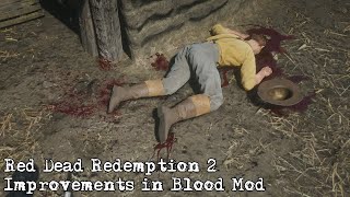 Red Dead Redemption 2  Improvements in Blood mod [upl. by Dirgis]