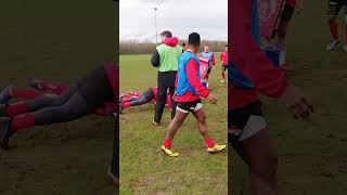 RUGBY RUCK BREAKDOWN DRILL [upl. by Gentilis]