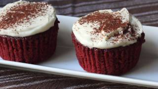 Red Velvet Cupcakes Recipe  How to Make Red Velvet Cupcakes with Cream Cheese Frosting [upl. by Fagen439]