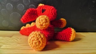 Amigurumi Drache Häkelanleitung Teil 1 Kopf  ® Woolpedia [upl. by Philly]