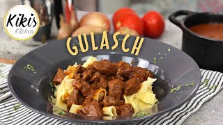 Rindergulasch  so bekommt ihr es zart  Gulasch Rezept  Mit Tipps und Tricks für weiches Fleisch [upl. by Osnola]