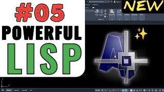 quot05 Powerful AutoCAD LISP Routines  CAD Tutorialsquot [upl. by Baudin173]