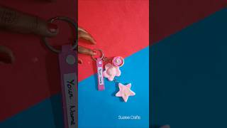 ☁️⭐💮 keychain ideas craft diy keychaindiy keychainmakingathome [upl. by Assinna]