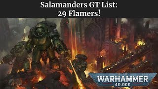 My Salamander GT List Warhammer 40k [upl. by Fanchette81]