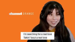 Frank Ocean  channel ORANGE album reaction [upl. by Siberson]