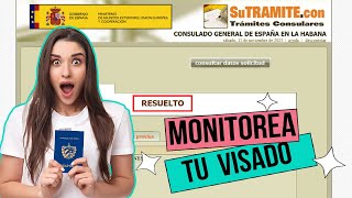 ☕️ ¿Cómo dar SEGUIMIENTO a tu visado 🇪🇸 en el Consulado ESPAÑOL [upl. by Button]