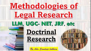 Doctrinal Research  Legal Methodology legalresearch [upl. by Reynolds439]