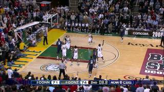 Gonzaga v UConn Final seconds [upl. by Levitan]