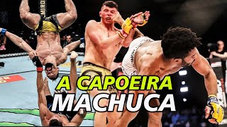 QUANDO A CAPOEIRA É USADA NO MMA ELA MACHUCA CENAS VI0LENT4S ACONTECEM [upl. by Nahgem]