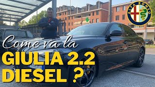 GASI TEST Alfa Romeo Giulia 22 Diesel 160cv cambio automaticovediamo come va [upl. by Rumit232]