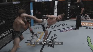 Rafael Fiziev Destroy Brad Riddell [upl. by Nebuer965]