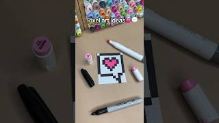 💓Cute Pixel art ideas💬 pixel pixelart pixelartideas [upl. by Sherlocke]