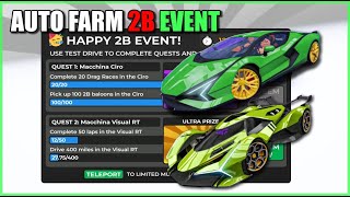 🎉 2B EVENT Car Dealership Tycoon Script Hack • Auto Farm Event Roblox 2024 [upl. by Ynottirb]