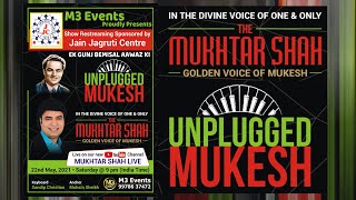 Unplugged Mukesh By Mukhtar Shah  Live Show  Mukesh songs [upl. by Yrtnej316]