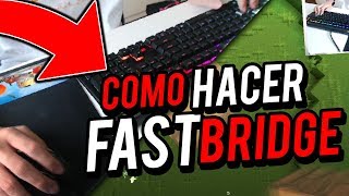 👉¡CÓMO HACER FAST BRIDGE para SKYWARS🔥 PUENTE RÁPIDO sin JITTER  MrDeivid [upl. by Atirehc477]