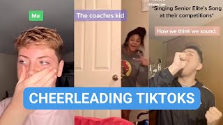 3 Minutes of Relatable Cheerleading TikToks [upl. by Hairehcaz]