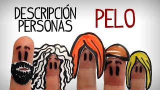 Descrever pessoas em espanhol tipos de cabelo [upl. by Roid]