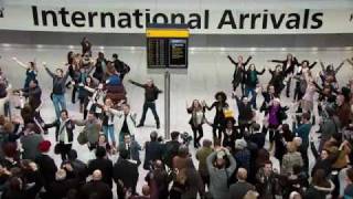 Welcome Back Heathrow Terminal 5 Flash Mob by TMobile [upl. by Lecram]