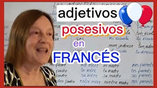 Los adjetivos posesivos en francés [upl. by Hanus]