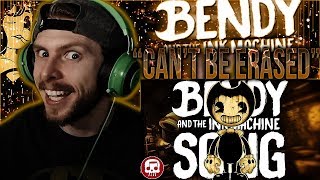 Vapor Reacts 760  BENDY AND THE INK MACHINE SONG quotCant Be Erasedquot Big Band Version REACTION [upl. by Neelloc]