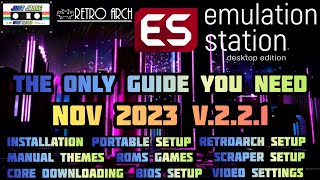 Update Pinned EmulationStation DE v221 Definitive AllInOne Setup Guide 2023 emulationstation [upl. by Brandon]