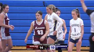 High School Girls Basketball Dowling Catholic vs Providence Academy [upl. by Chan583]