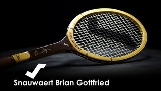 Snauwaert Brian Gottfried Wooden Racquet Review [upl. by Thompson921]