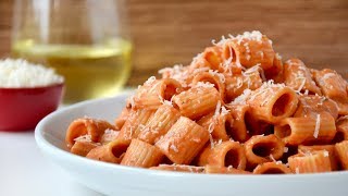 Quick and Easy Vodka Pasta Sauce Recipe [upl. by Adnyleb]