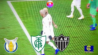 AméricaMG 1x1 AtléticoMG  Campeonato Brasileiro Globo MG 6°Rodada t1 [upl. by Jammie]