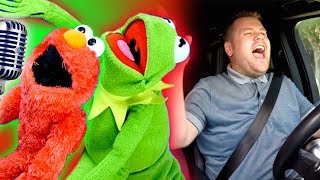 Elmo and Kermit the Frog Sing In The Car [upl. by Hulbard449]