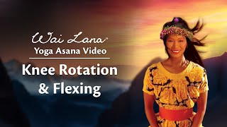 Wai Lana Yoga  Knee Rotation amp Flexing [upl. by Ahseetal528]