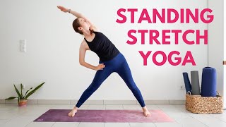 7 min Standing Yoga Stretch  Work Break Yoga  Yoga without mat [upl. by Farris]