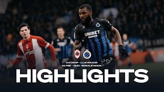 ROYAL ANTWERP FC  CLUB BRUGGE  HIGHLIGHTS  20232024 [upl. by Etnomaj]