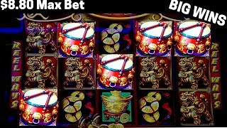 Dancing Drums Slot HUGE WIN  Toro Gordo Slot HUGE WIN  Buffalo Deluxe HUGE Line Hit  🔴PREMIERE [upl. by Ennoid]