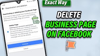 How to Delete Business Page on Facebook 2024 Android amp iOS [upl. by Smada]