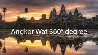 Angkor Wat 360° degree Video Capital Temple cambodia [upl. by Bolton516]