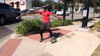 Sign spinner shows off unbelievable skills [upl. by Bouley]