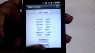 Ulasan Aplikasi Waktu Solat Untuk Android [upl. by Northrop]
